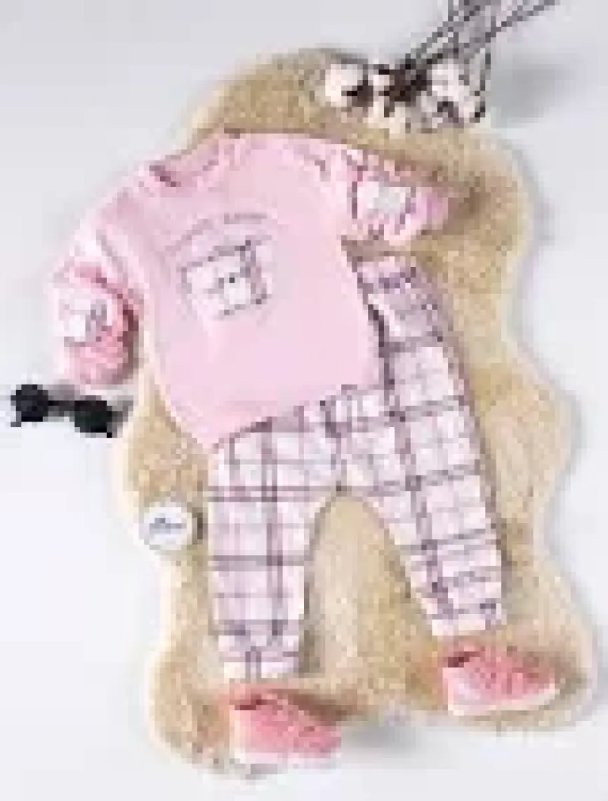 Pakel Kız Bebek Takım 6-12 Ay Pembe