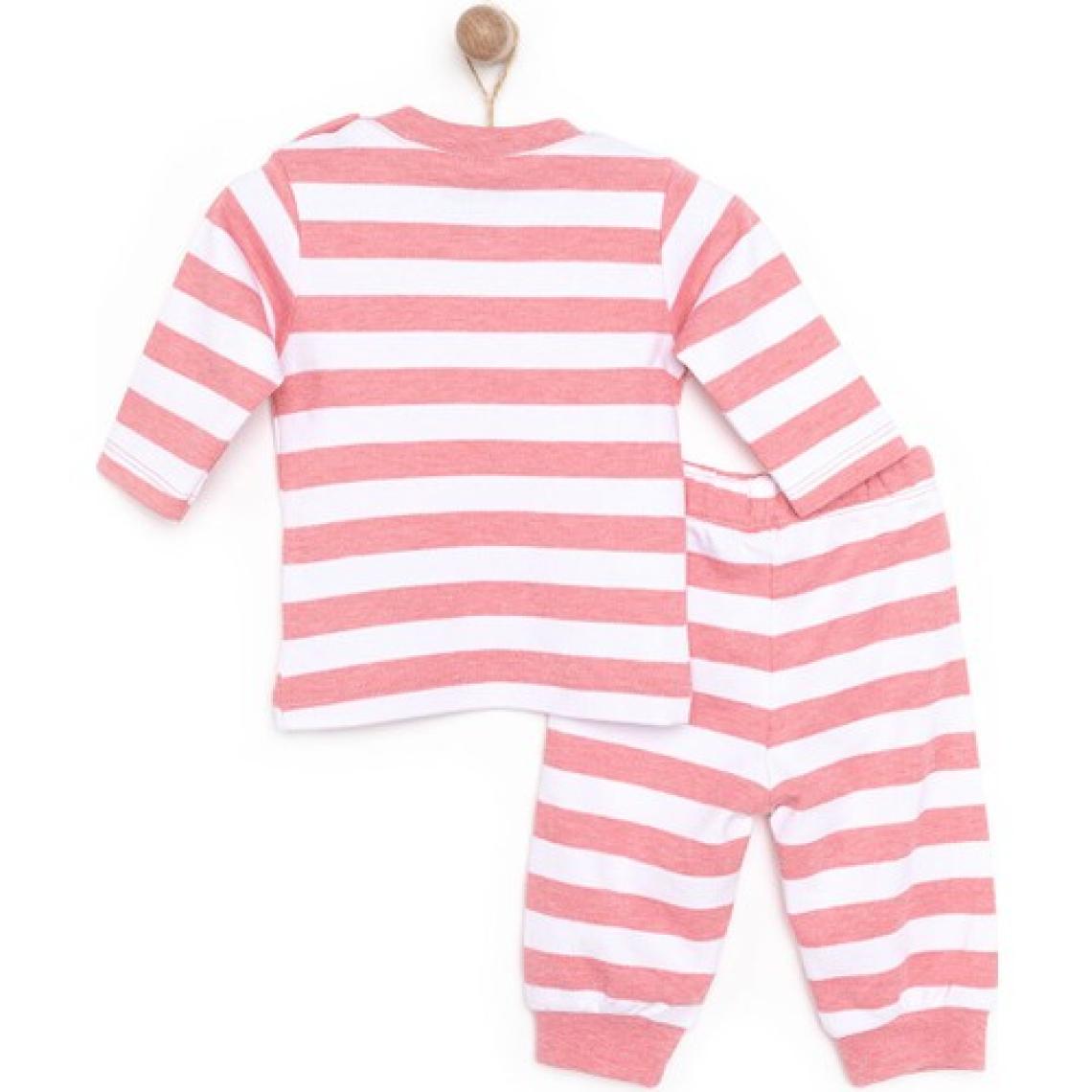 HelloBaby HelloBaby Yenidoğan Çizgili Tshirt-Tayt 2li Takım Unisex