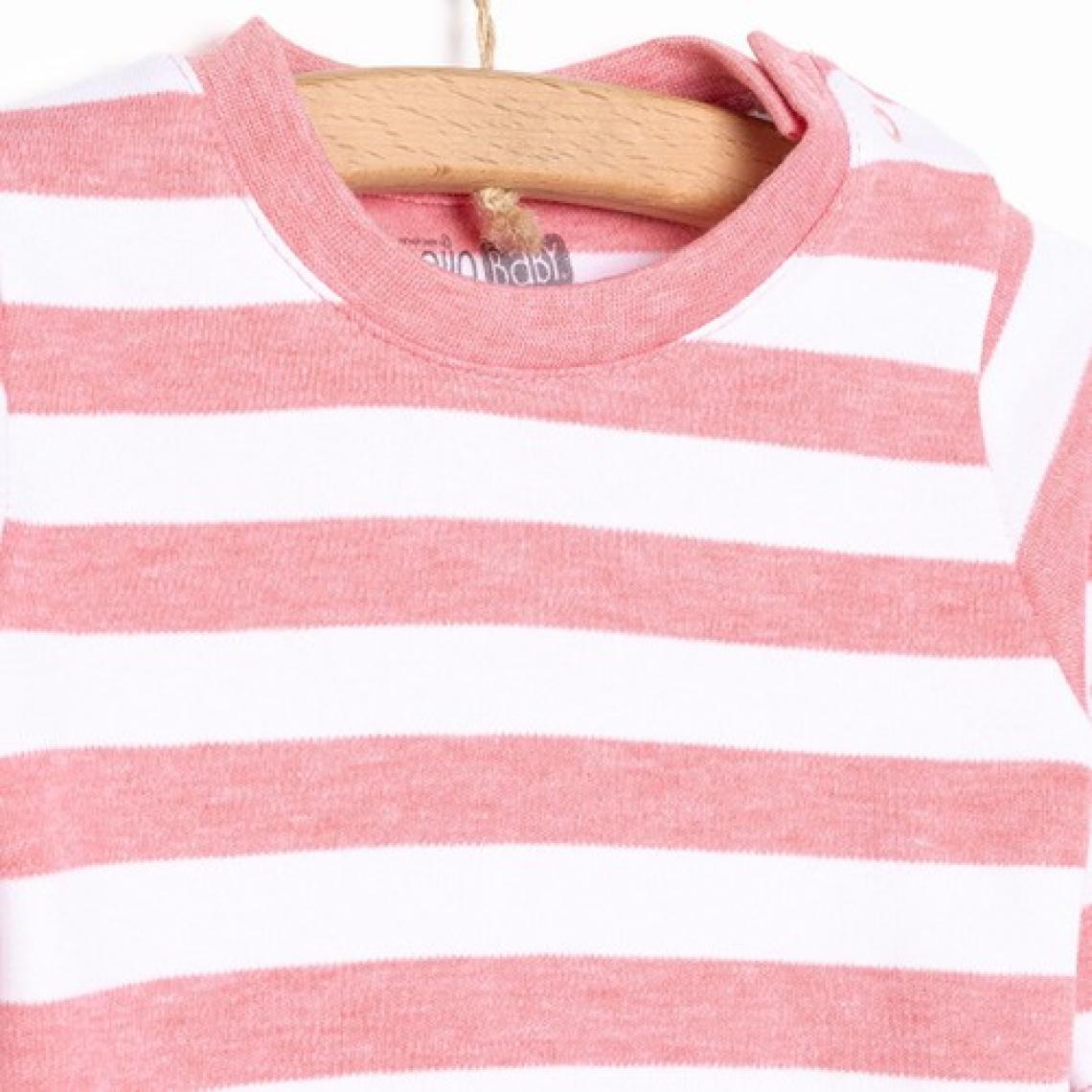 HelloBaby HelloBaby Yenidoğan Çizgili Tshirt-Tayt 2li Takım Unisex