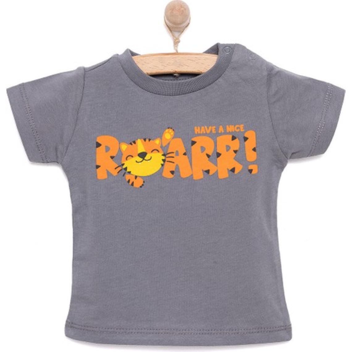 Hellobaby Basic Erkek Kaplan Baskılı T-Shirt Erkek Bebek