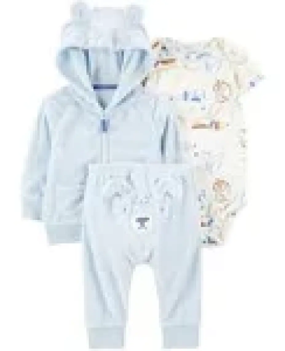 Carter's Erkek Bebek 3'lü Hırkalı Set