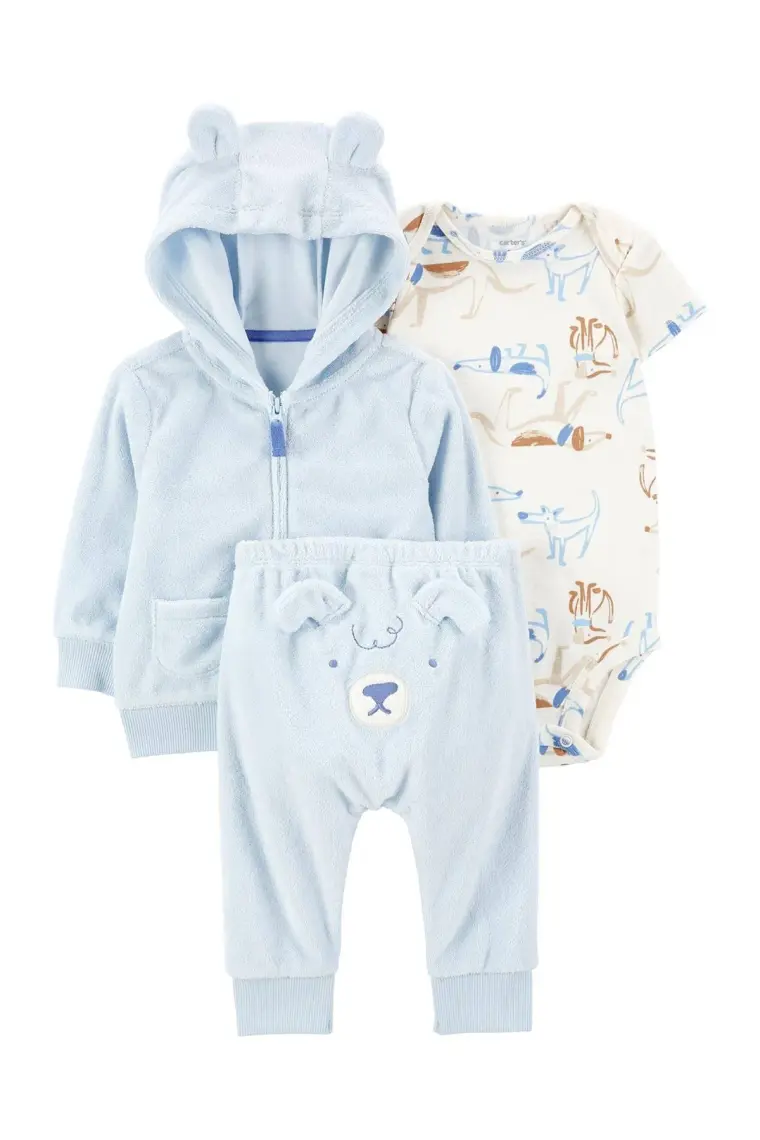 Carter's Erkek Bebek 3'lü Hırkalı Set