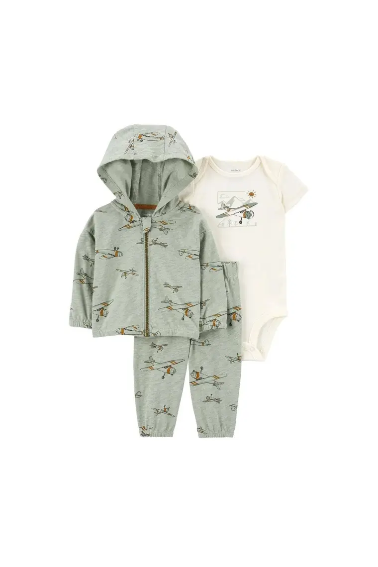Carter's Erkek Bebek 3'lü Hırkalı Set
