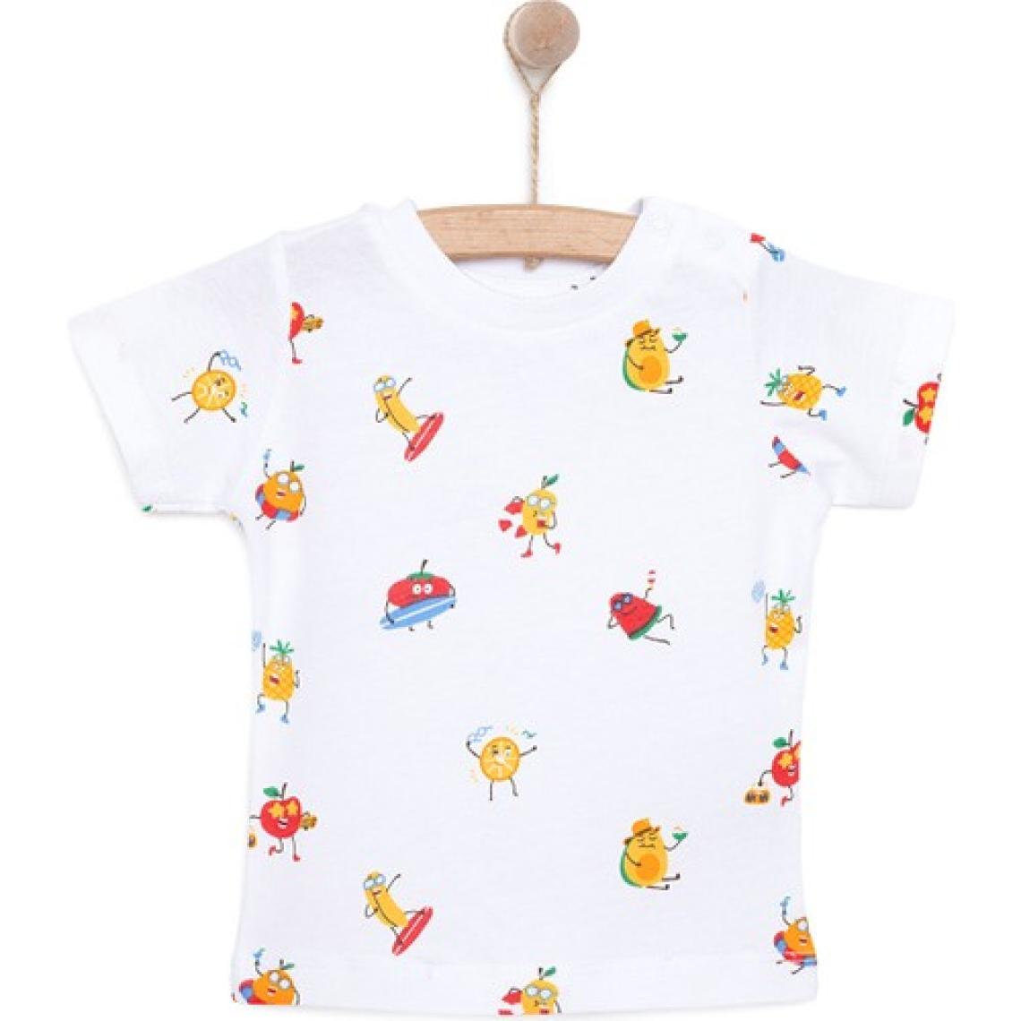 Hellobaby Basic Erkek Meyve Baskılı T-Shirt Erkek Bebek