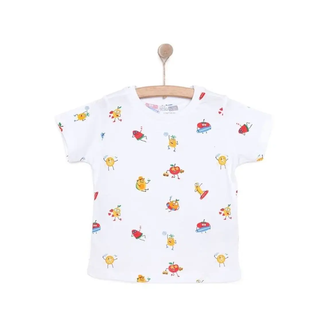 Hellobaby Basic Erkek Meyve Baskılı T-Shirt Erkek Bebek