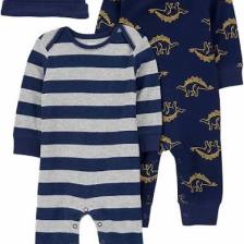 Carter's Erkek Bebek Tulumlu Set Lacivert