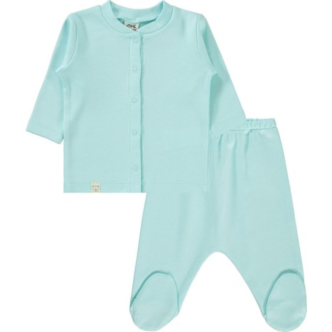 Civil Baby Erkek Bebek Pijama Takımı 1-6 Ay Mint