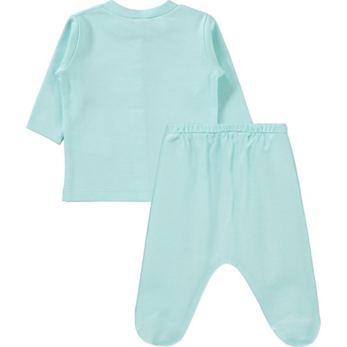 Civil Baby Erkek Bebek Pijama Takımı 1-6 Ay Mint