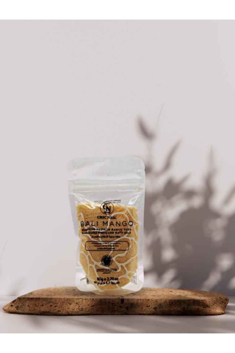Manikür & Pedikür Ve Banyo Tuzu Bali Mango 80 gram / Epsom Tuzu / Ingiliz Tuzu
