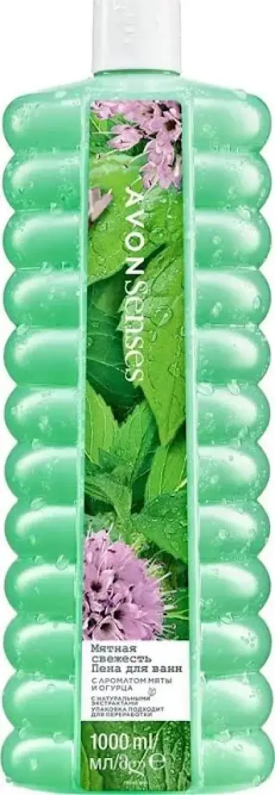 Avon Senses Water Mint Nane ve Salatalık Kokulu Banyo Köpüğü 1 Lt.