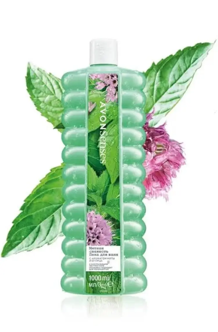 Avon Senses Water Mint Nane ve Salatalık Kokulu Banyo Köpüğü 1 Lt.