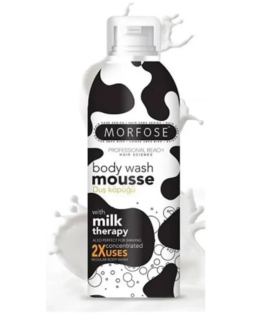 Morfose Vücut Duş Köpüğü - Süt Terapisi ile Kremsi Doku ve Rahatlatıcı Etki, 200 ml