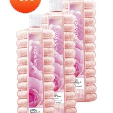 L'Amour Sunrise Gül ve Kehribar Kokulu Banyo Köpüğü 1 Lt. Üçlü Set