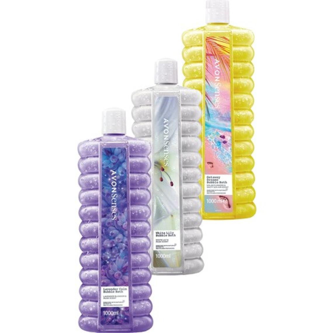 Avon Senses Zambak, Lavanta, Deniz Tuzu Ve Güneş Çiçeği Kokulu Banyo Köpüğü Paketi