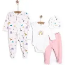 HelloBaby Yenidoğan 4lü Hastane Çıkışı Unisex