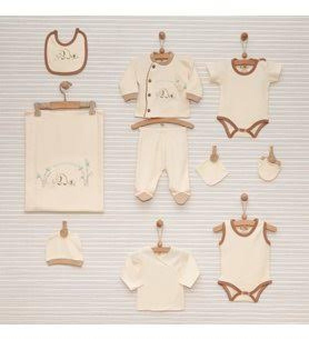 Bebbek 19051 Organic Bamboo 10'lu Hastane Çıkışı