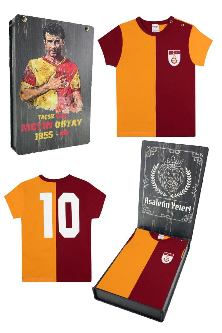 Galatasaray Bebek Metin Oktay Forma Tshirt Ahşap Kutulu