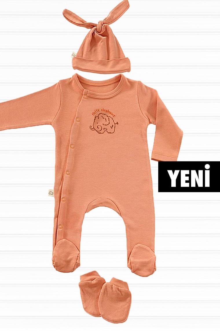Tiny Lamb Cute Tiny 3 Parça  Yenidoğan Mini Hastane Çıkış Seti