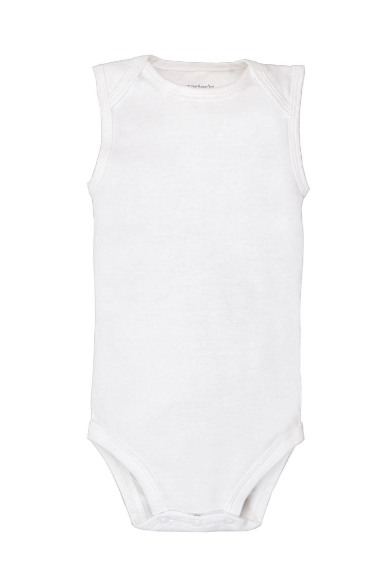 Bebek Kolsuz Body 5'li Paket Beyaz