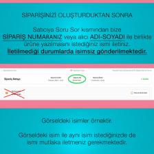 %100 Organik Isme Özel 10'lu Hastane Çıkışı