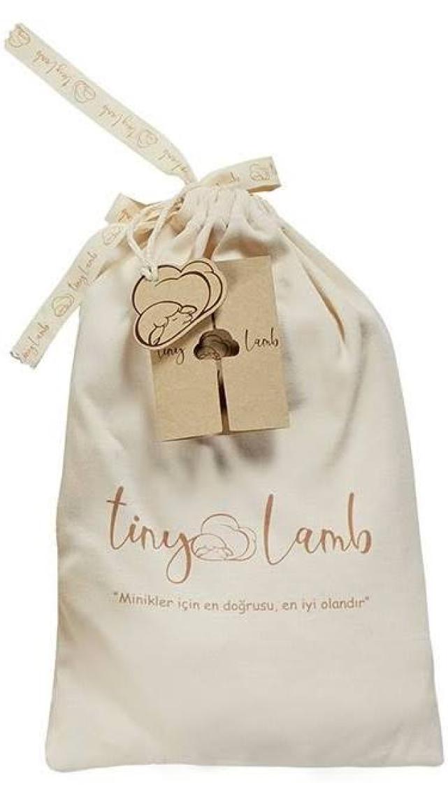 Tiny Lamb Natural Organik Yenidoğan Hastane Çıkış Seti 12 Parça - Bebek Hastane Çıkışı - Organik Bebek Seti 12 Parça