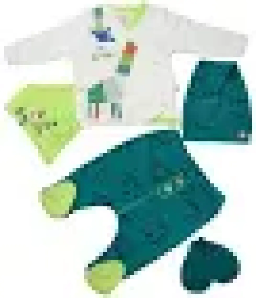 Imaj Time Origami Erkek Bebek 5'Li Zıbın Set Imj-5059