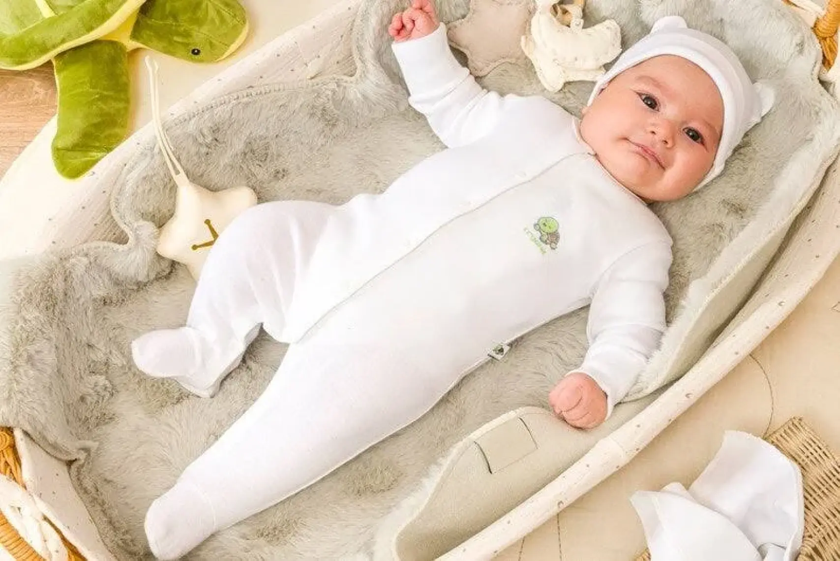 Kiddy Turtles KiddyTurtles %100 Organik Pamuk Yenidoğan 0-3 Ay 9 Parça Kız Erkek Bebek Hastane Çıkış Seti