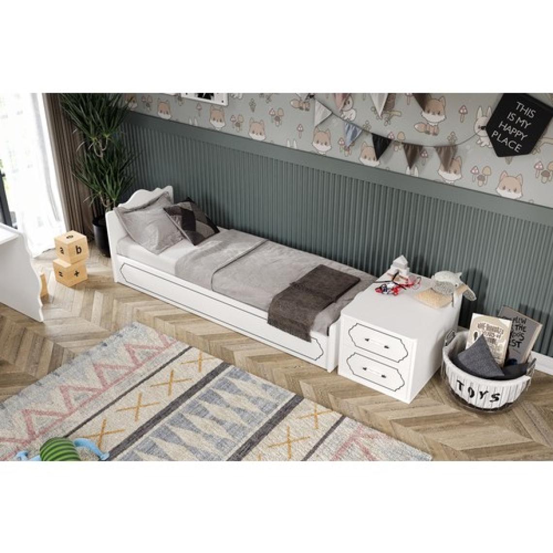 Kzn Home Hayal Modern Büyüyen Beşik Beyaz - Tamamı 1. Kalite Mdf