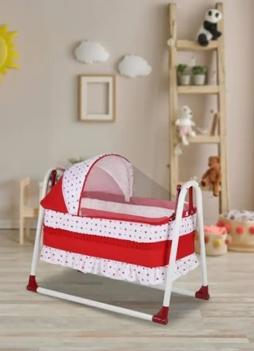 Tommybaby Yuvam Sepet Beşik Portatif Bebek Beşiği Sallanır Beşik