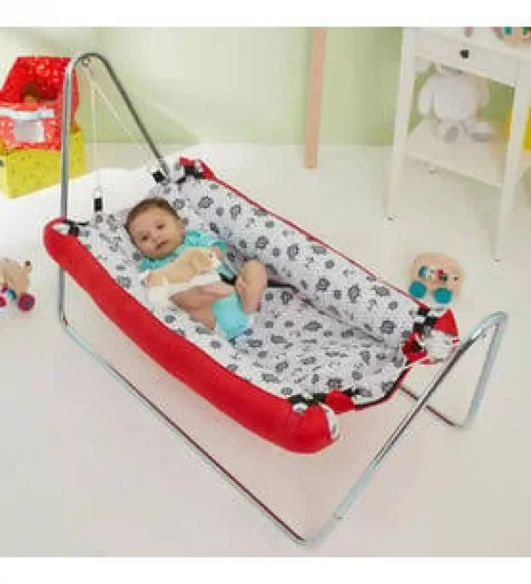 Svava Portatif Bebek Hamak Beşik (Kırmızı)