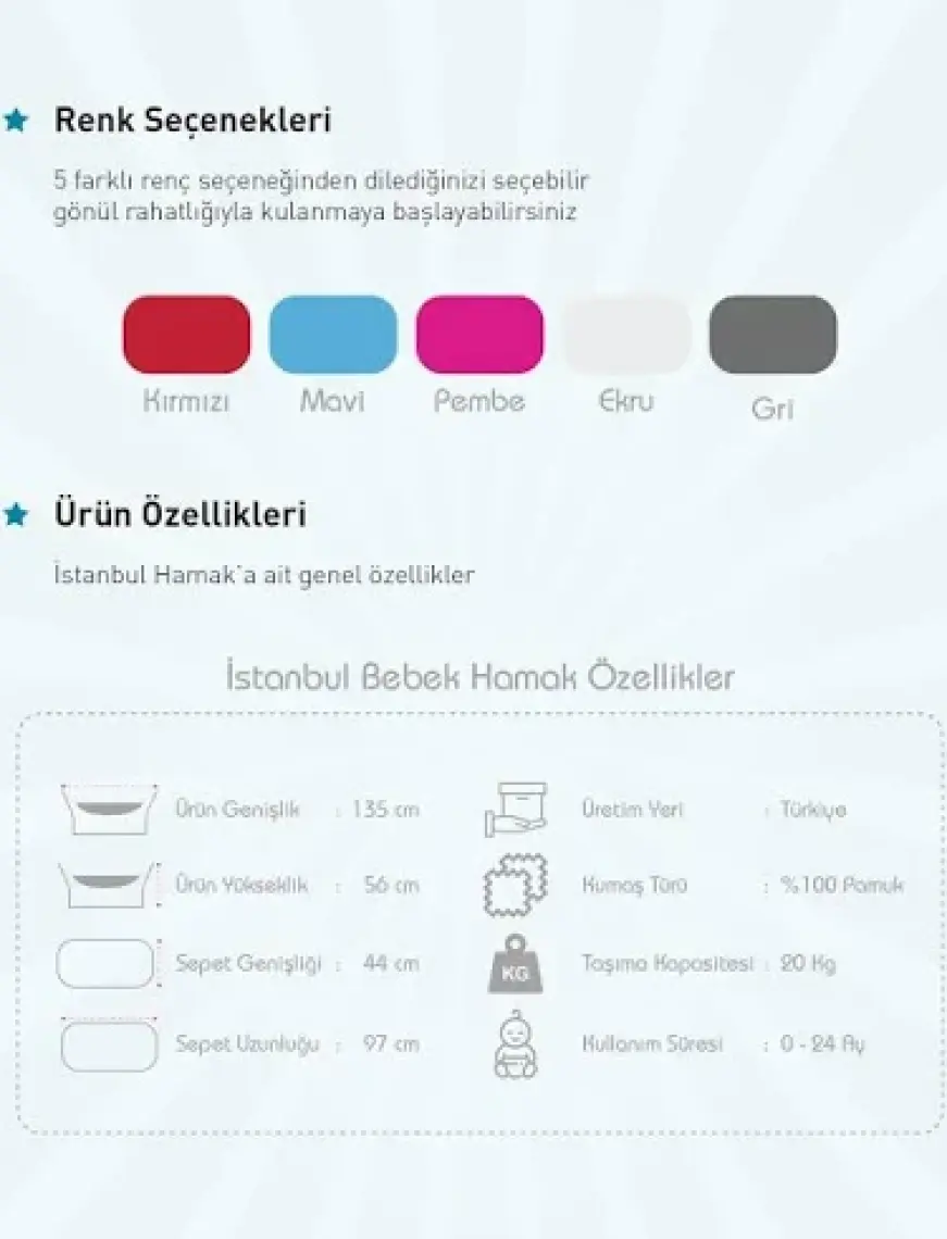 Holmen İstanbul Bebek Hamağı - Ekru