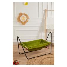 Svava Ahşap Bebek Hamak Beşik (Yeşil)