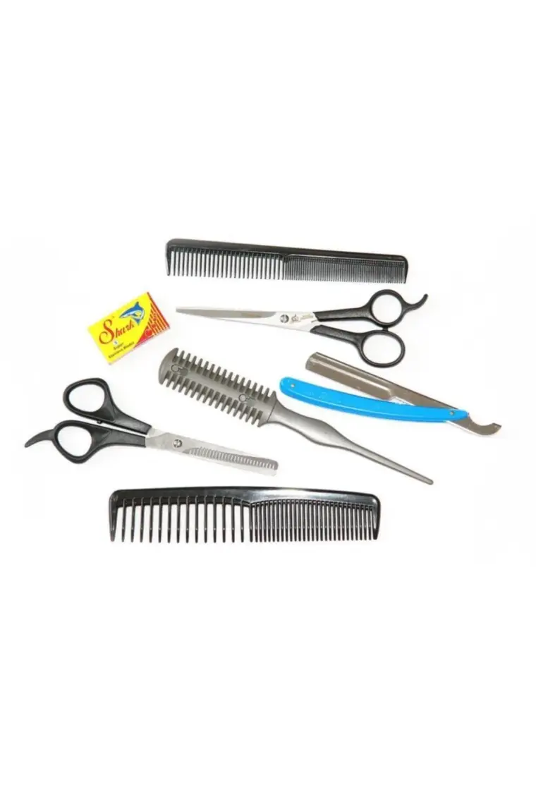 Alfa SET19 6'lı Berber Seti + Ense Fırçası