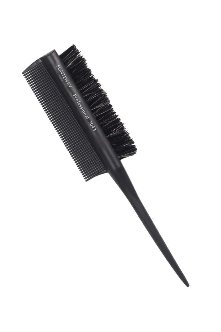 Rodeo Antistatic Carbon Ense Temizleme Fırçalı Kesim Tarak 3043