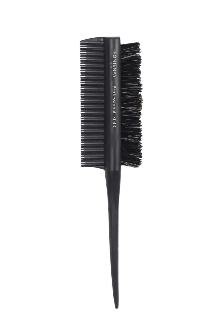 Rodeo Antistatic Carbon Ense Temizleme Fırçalı Kesim Tarak 3043