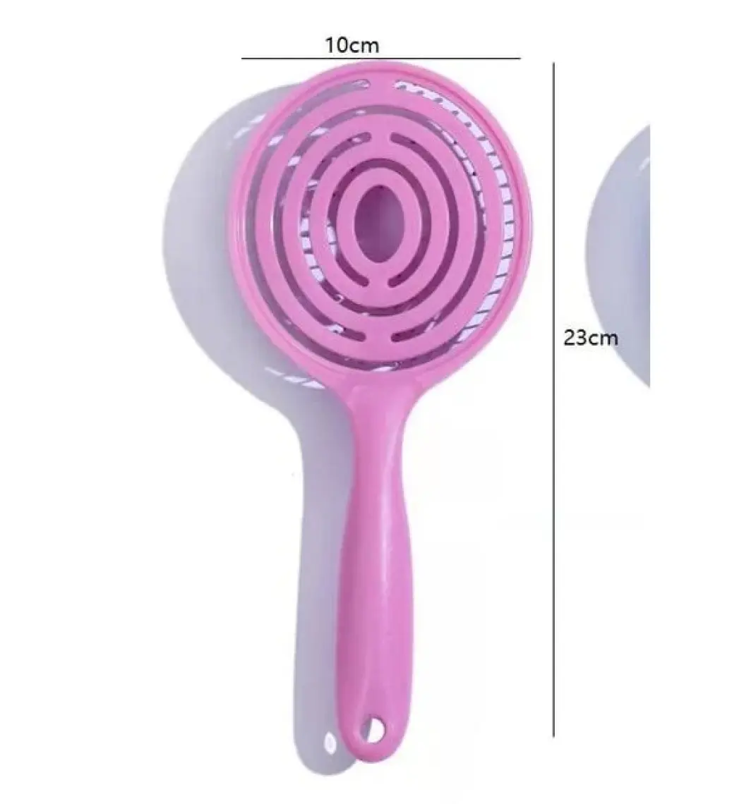 One Step 3D Profesyonel Açma Tarama Saç Fırçası Pembe