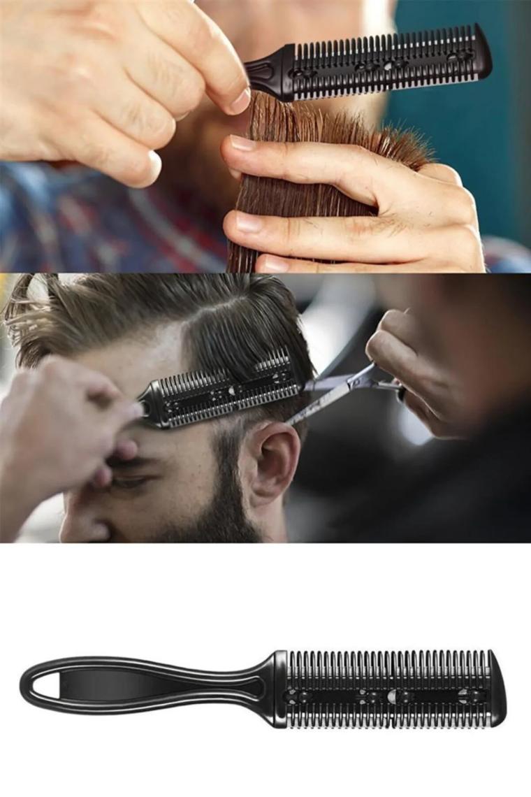 Xolo Usturalı Saç Tarağı Saç Usturası Sıfır Kafa Nikelaj Kırık Uç Alma Sıfır Numara