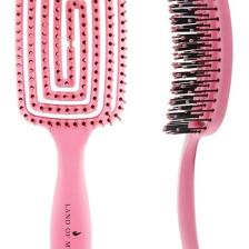 Lom1272 Üç Boyutlu Esnek Saç Açma Ve Tarama Fırçası, Flexible Pro Brush (pembe)