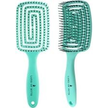 Land Of Myth - LOM1274 Üç Boyutlu Esnek Saç Açma ve Tarama Fırçası, Flexible Pro Brush (Turkuaz)