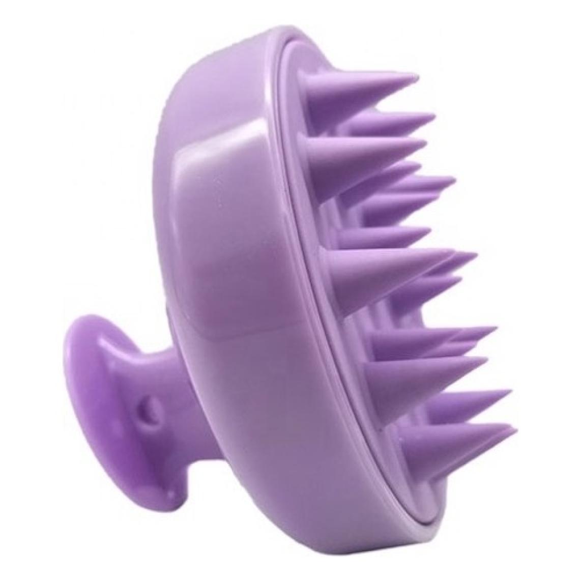 Pop Beauty Saç Bakım Fırçası, Saç Derisine Masaj Yapan Şampuan Tarağı, Duş Fırçası (Lila)