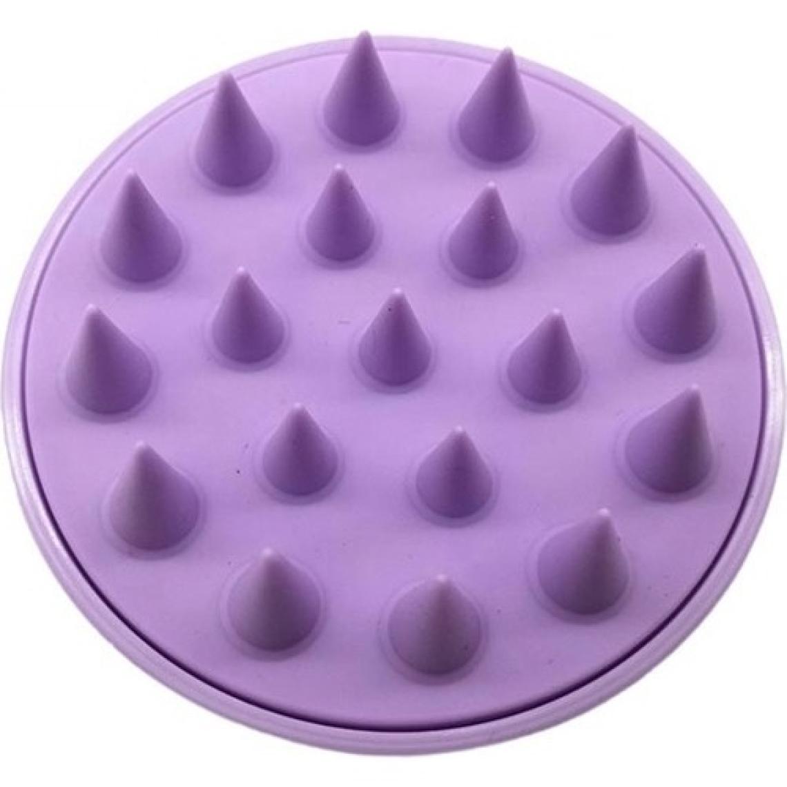 Pop Beauty Saç Bakım Fırçası, Saç Derisine Masaj Yapan Şampuan Tarağı, Duş Fırçası (Lila)
