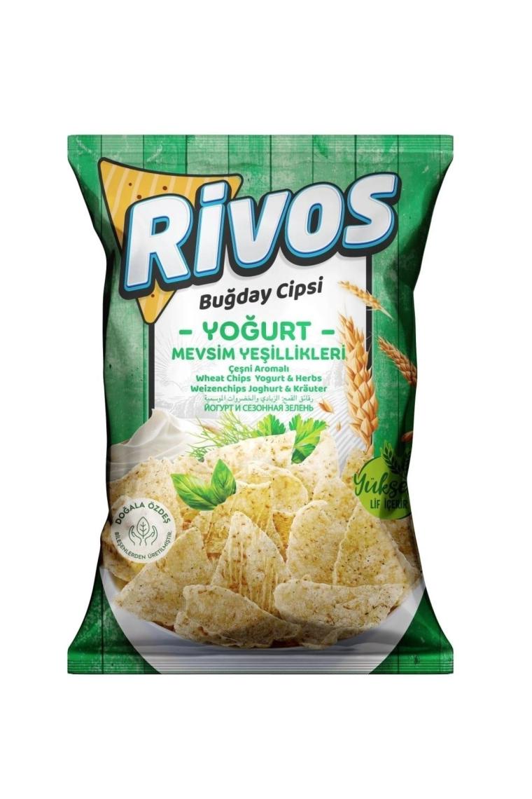 Rivos Mevsim Yeşillikleri Buğday Cipsi 56 gr