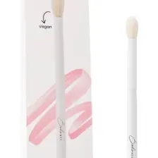 Vegan Konik Karıştırma Makyaj Fırçası-v706- Ahşap Sap 15.5cm