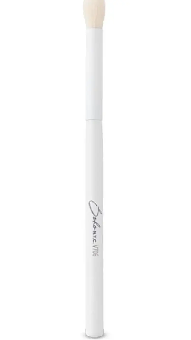 Vegan Konik Karıştırma Makyaj Fırçası-v706- Ahşap Sap 15.5cm