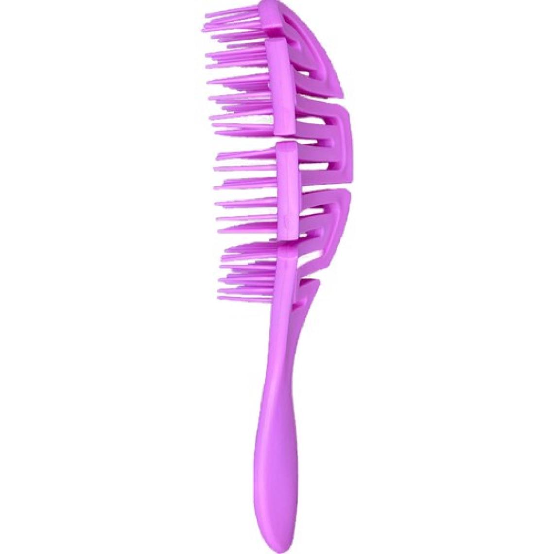 Mobee Plastik Bükülebilir Saç Tarağı Hafif Acıtmaz Saç Tarama Pembe