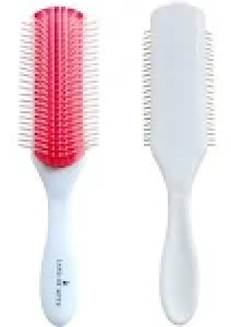 Land Of Myth  Styling Brush 9 Sıra Şekillendirme Fırçası- Kıvırcık Kız Metodu Fırçası - Beyaz