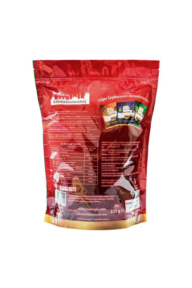 Acılı Baharatlı Tarhana 225 gr