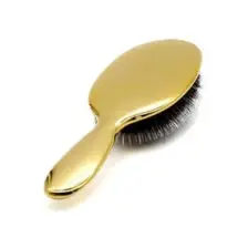 Land Of Myth – LOM1052 Premium Seri Oval Kürek Saç Açma Tarama Fırçası, Galvanik, Kaynak Saç Tarağı (Gold)