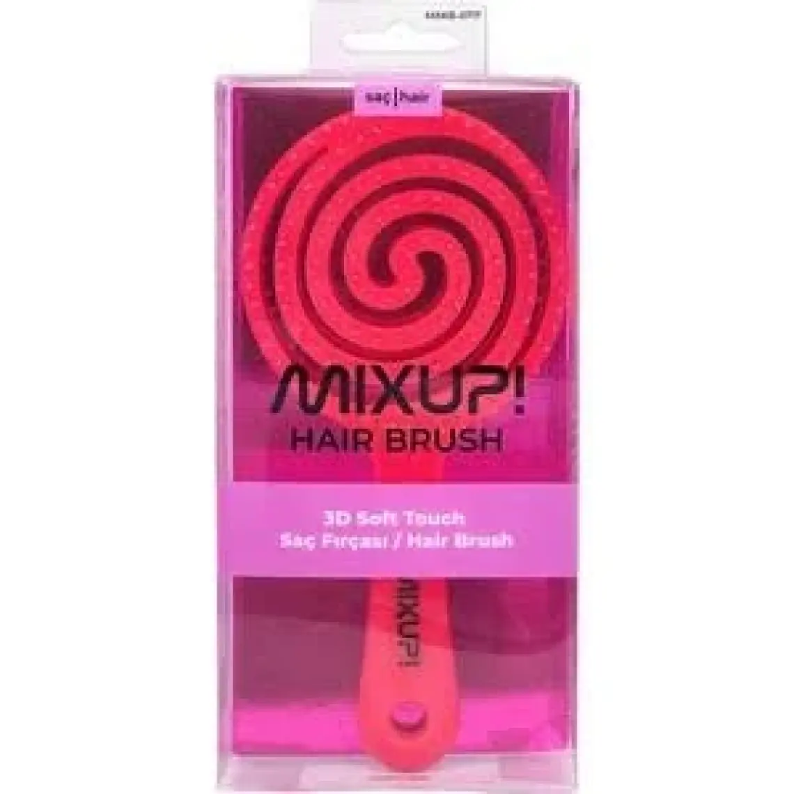 Mıxup 3d Soft Touch Saç Fırçası Fuşya