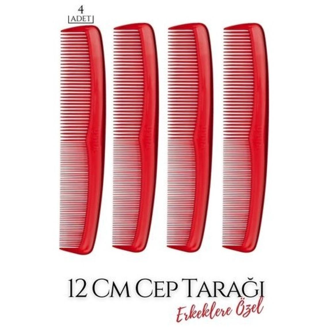 Modacar 12 cm Erkek Cep Tarağı 4 Adet